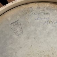 1948-1952 WFL Keystone Badge Red Sparkle Marching Snare SIGNED by William Ludwig Jr. 3.jpg