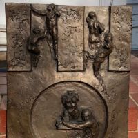 Aristotle Solounias Sculpture Relief Circa 1971 Resin 1.jpg