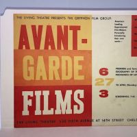 Avant-Garde Films at The Living Theatre April 27 1963 Lobby Card 1.jpg