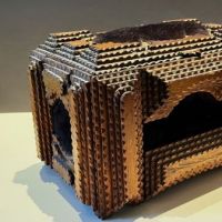 Boudoir Tramp Art Box with Hat Pin Cusion Top and Hiden Drawer 2.jpg