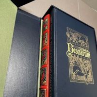 Folio Society Facsimile Edition of Liber Bestiarum 2 Volumes with Clamshell Box Numbered 852: 1980 24 (in lightbox)