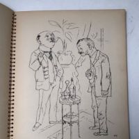 George Grosz 30 Drawings and Watercolors 1944 Spiral Bound Erich Herrmann 9 (in lightbox)