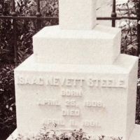Graveyard Photograph by James F. Hughes Baltimore of Issac Nevett Steele 8.jpg