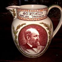 J. Wedgwood & Sons Etruria President Garfield Water Pitcher 1.jpg