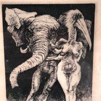 Jack Coughlin Grotesques Series Pencil Signed Etching 02.jpg