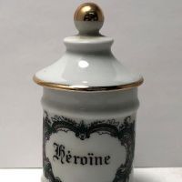 Limoges Porcelain Small Heroine Apothjecary Jar 1.jpg