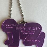 Party Of Live V 1994 Presented by David Spada Keith Haring Invitation Only Necklace 1.jpg