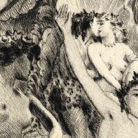 Paul Emile Becat Nude Women Dancing with Tiger Etching 7.jpg