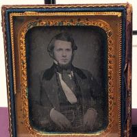 Quarter Plate Daguerrotype of Wealthy and Well Dressed Stylish Man Full Image of Sitter Circa 1850s 15.jpg