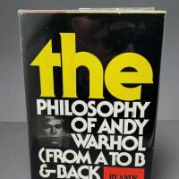 Signed 1st Edition Andy Warhol Book The Philosophy of Andy Warhol 1975 1.jpg