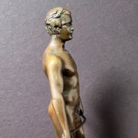 Spiro Schwatenberg Bronze Nude Fencer Athlete 5.jpg (in lightbox)