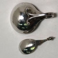 Two Georg Jensen 1928 Salt Cellar with Spoons Model 110 5.jpg