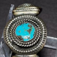 Unsigned Silver Pawn Navajo Cuff Circa 1930s 5.jpg