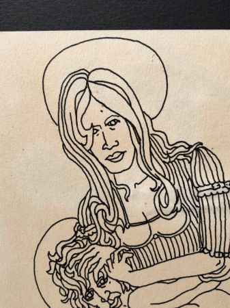 Two Original Ink Drawings by Ed Badajos Circa 1969 3.jpg