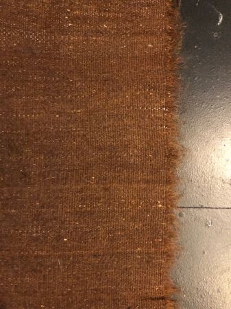 Vintage Brown Camel Hair Blanket Kilim Rug 17.jpg