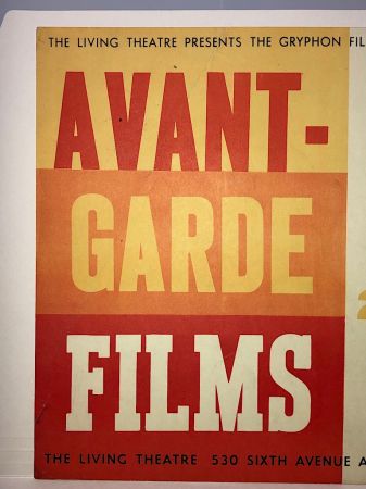 Avant-Garde Films at The Living Theatre April 27 1963 Lobby Card 3.jpg