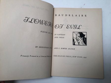 Flowers of Evil byBaudelaire Slyvan Press 1947 Beresford Egan and C. Bower Alcock 6.jpg