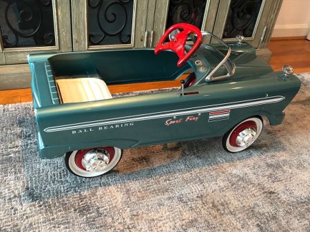 Fully Restored Murray Pedal Car Sports Furry with Ball Bearings 1960s 2.jpg