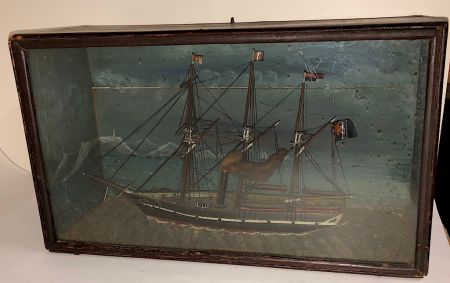 Merchant Ship Folk Art in Glass Box 9.jpg