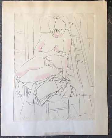 Pericle Fazzini Signed and Numbered Color Lithograph Titled Nudo Edition of 100 18.jpg