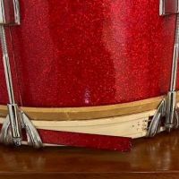 1948-1952 WFL Keystone Badge Red Sparkle Marching Snare SIGNED by William Ludwig Jr. 18.jpg