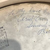 1948-1952 WFL Keystone Badge Red Sparkle Marching Snare SIGNED by William Ludwig Jr. 5.jpg