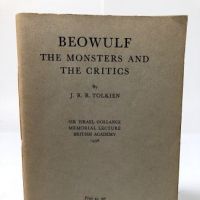 Beowulf The Monsters and The Critics By J R R Tolkien 1963 University Press Oxdford 1.jpg