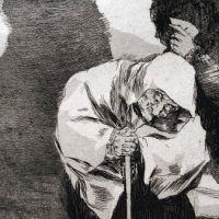 Chiton plate 28 from the series Los Caprichos Francisco Goya Hush 5.jpg