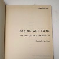DESIGN AND FORM the basic course at the Bauhaus 1964 by Reinhold Hardback 7.jpg