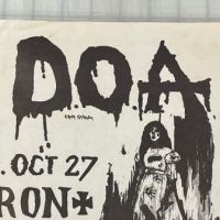 DOA and Iron Cross Flyer Marble Bar 1982 5 (in lightbox)