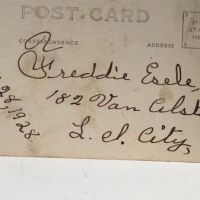 Freddie Esele Armless Wonder Signed Photographic Postcard  10 (in lightbox)