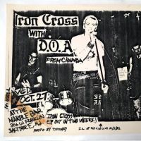 Iron Cross and DOA Wed October 27 1982 Marble Bar Baltimore MD Punk Flyer 1.jpg