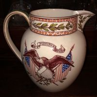 J. Wedgwood & Sons Etruria President Garfield Water Pitcher 3.jpg