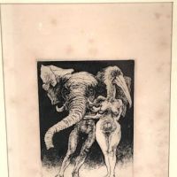 Jack Coughlin Grotesques Series Pencil Signed Etching 04.jpg