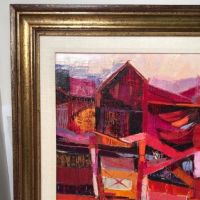 John Black Expressionist Cityscape Painting Circa 1970's 2.jpg