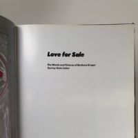Love for Sale by Barbara Kruger pub by Abrams 1990 Hardback 14.jpg