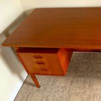 Mid-Century Modern Danish Teak Arne Vodder Style Floating Top Desk 3.jpg