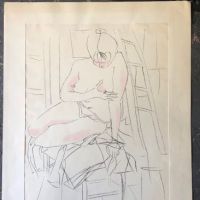 Pericle Fazzini Signed and Numbered Color Lithograph Titled Nudo Edition of 100 18.jpg