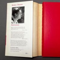 Robert Duncan Derivations 1968 Published by Fulcrum Press Hardback with Dust Jacket 4 (in lightbox)