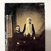 Tintype of Man with Young Woman in Knitted Head Covering 8.jpg