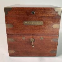 Waltham 8 Day Ship Clock in Wood Case and Key 2.jpg