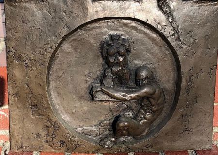 Aristotle Solounias Sculpture Relief Circa 1971 Resin 4.jpg