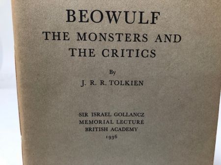Beowulf The Monsters and The Critics By J R R Tolkien 1963 University Press Oxdford 2.jpg