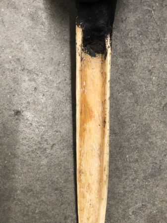 Cassowary Bone Dagger with Clay Head Papua New Guinea 3.jpg