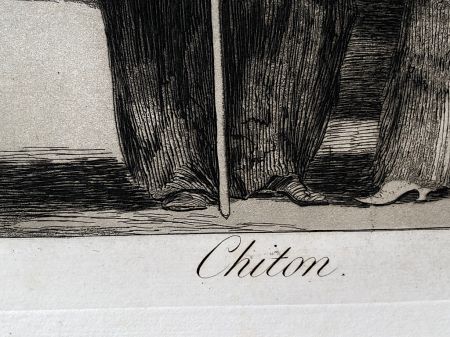 Chiton plate 28 from the series Los Caprichos Francisco Goya Hush 6.jpg