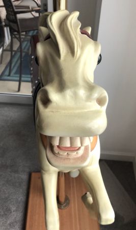 Circa 1915 Herschel Spillman Carousel Horse Restored Jumper 6.jpg