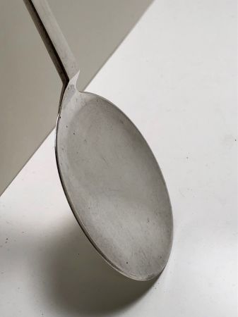 Georg Jensen circa 1920s Art Deco Pyramid Pattern Pastry Server 830 Silver 7.jpg