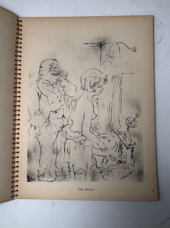 George Grosz 30 Drawings and Watercolors 1944 Spiral Bound Erich Herrmann 12.jpg