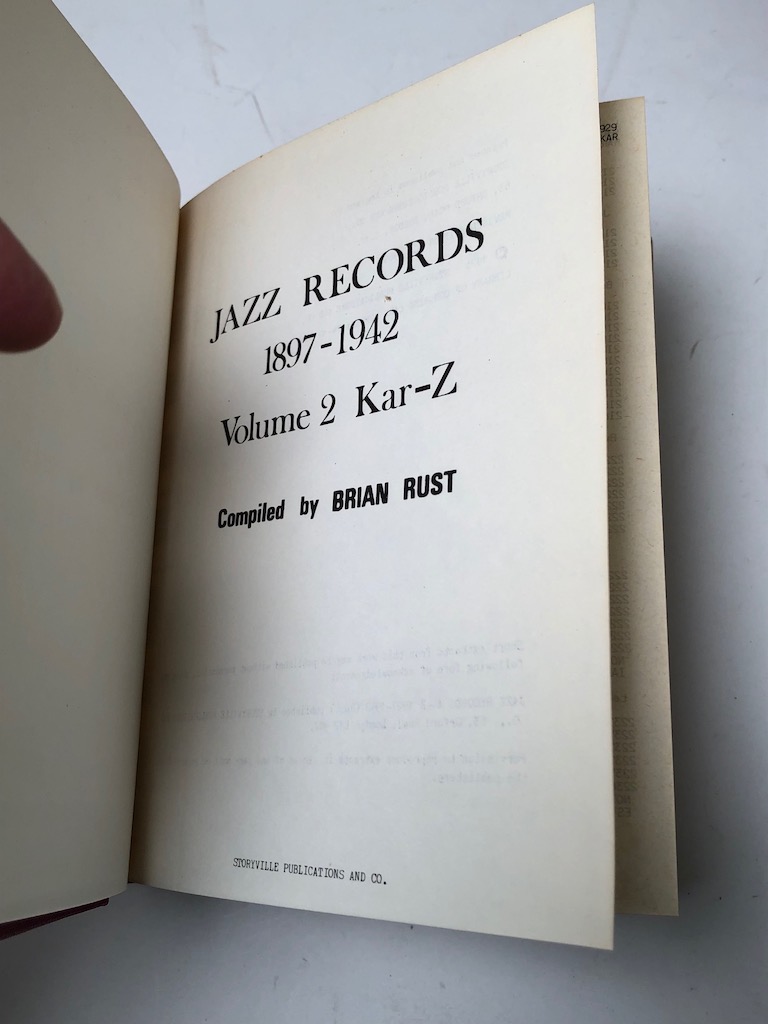 Jazz Records 1897-1942 Published by Storyville 1970 Hardback 2 Vol 11.jpg