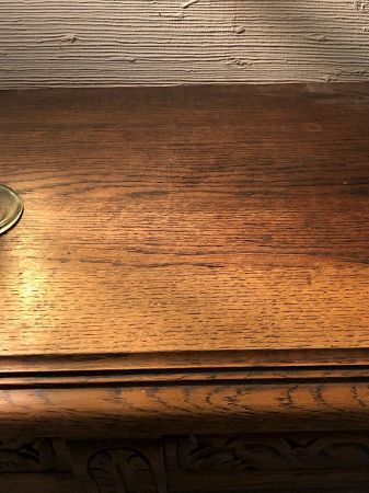 Renaissance Revival Oak 2 Door Cabinet 19th century 14.jpg